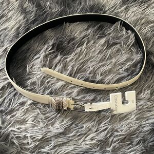 Calvin Klein Bone Leather Belt